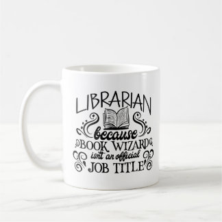 Librarian Book Wizard Coffee Mug