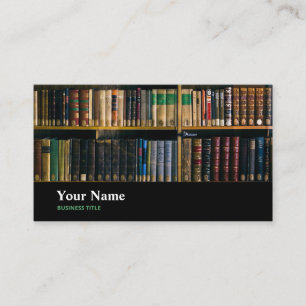 Librarian Bookseller Business Card