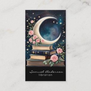 Librarian Bookstore Books Archivist Business Cards