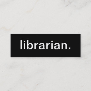 Librarian Business Card