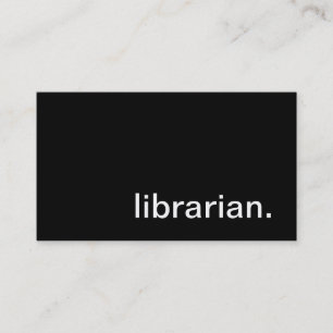 Librarian Business Card