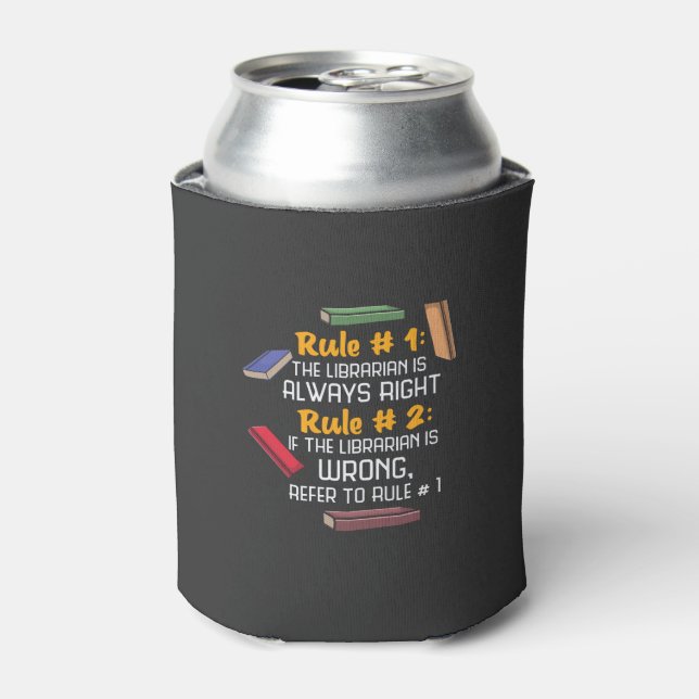 Librarian Can Cooler (Can Front)