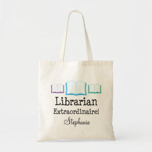 Librarian Extraordinaire Personalised Tote Bag