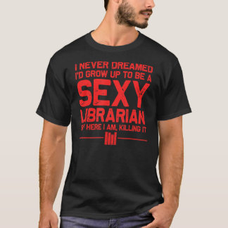 Librarian For Men Women Sexy Librarian Costumes T-Shirt