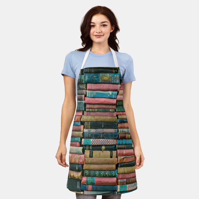 Librarian gifts for her apron (Worn)