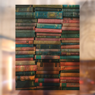 Librarian gifts for her window cling