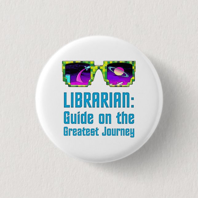 Librarian: Guide on the Greatest Journey 3 Cm Round Badge (Front)