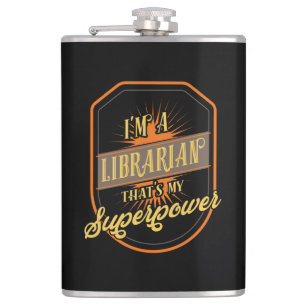 Librarian Hip Flask