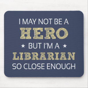 Librarian Humor Novelty Mouse Mat