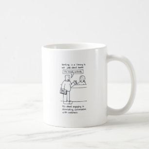 Librarian Humour Talking about the Weather Coffee Mug