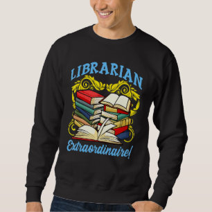 Librarian Inspired Library Related Bibliophile Des Sweatshirt