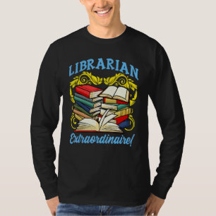 Librarian Inspired Library Related Bibliophile Des T-Shirt