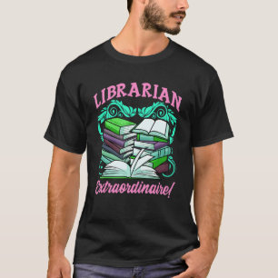 Librarian Inspired Library Related Bibliophile Des T-Shirt