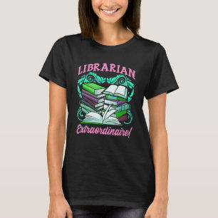 Librarian Inspired Library Related Bibliophile Des T-Shirt