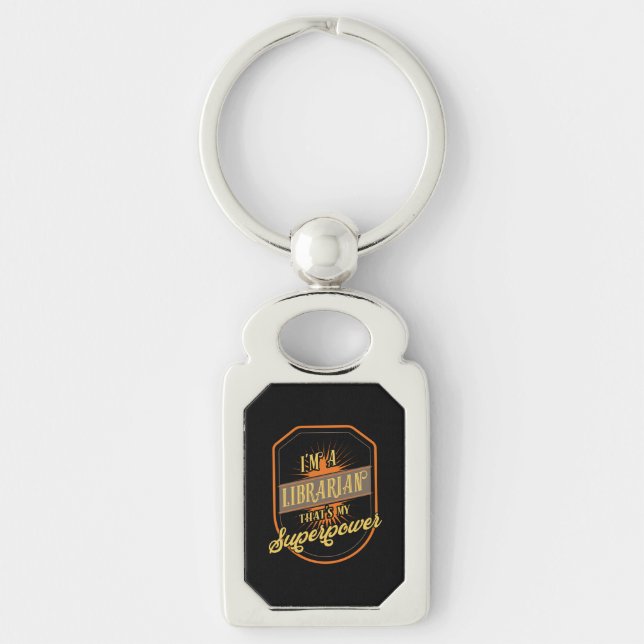 Librarian Key Ring (Front)