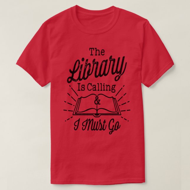 Librarian Library Books 1 T-Shirt (Design Front)