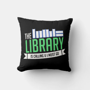 Librarian Library Books Gift Cushion