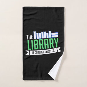 Librarian Library Books Gift Hand Towel