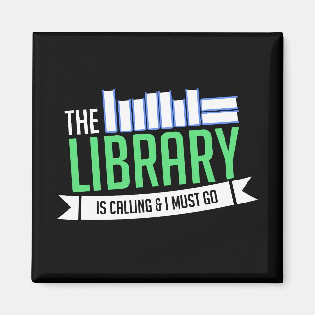 Librarian Library Books Gift Magnet (Front)