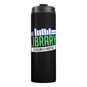 Librarian Library Books Gift Thermal Tumbler