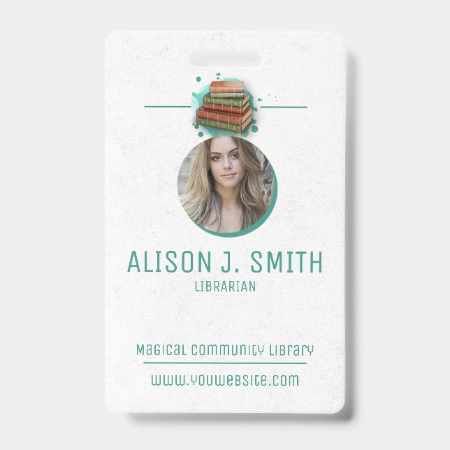 Librarian / Library ID Badge (Front)