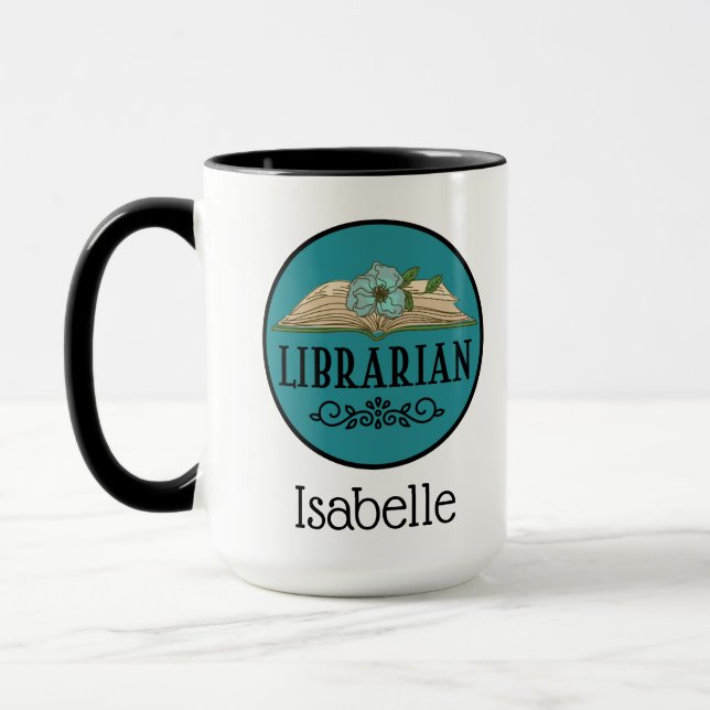 Librarian Library Volunteer Mug (Left)