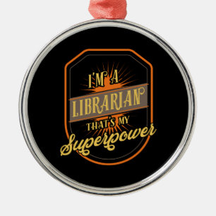 Librarian Metal Tree Decoration