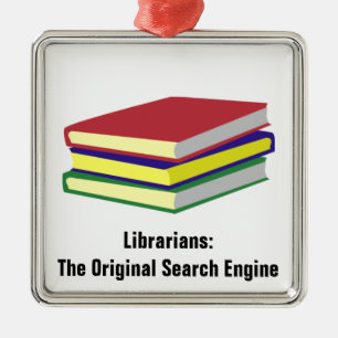 Librarian Original Metal Tree Decoration