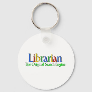 Librarian Original Search Engine Key Ring