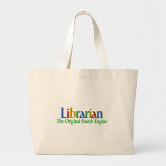 Librarian Original Search Engine Large Tote Bag