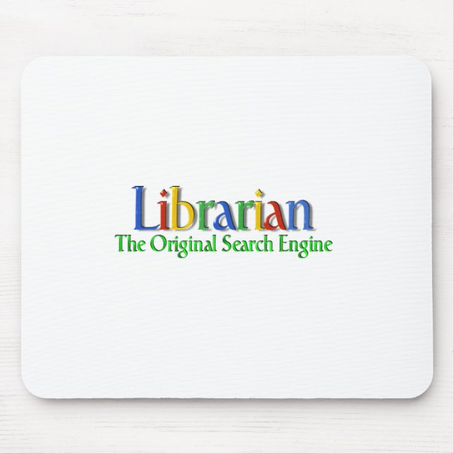 Librarian Original Search Engine Mouse Mat (Front)