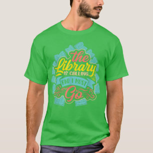 Librarian Pun Book Lover Humor Book Reading Tet De T-Shirt