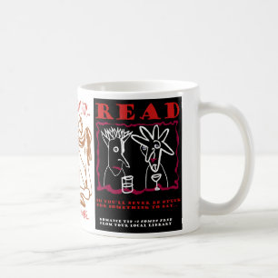 Librarian READ mug