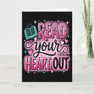 Librarian Read Your Heart Out Teacher Valentines D Card