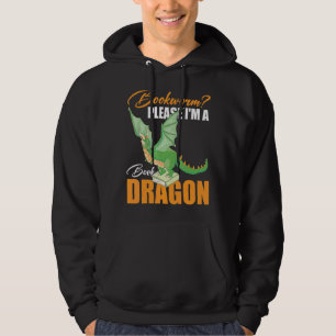 Librarian Reading Bookworm Please Im A Book Drago Hoodie