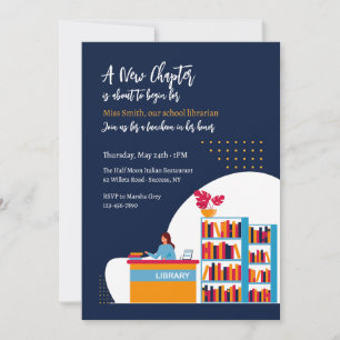 Librarian Retirement Party Invitation