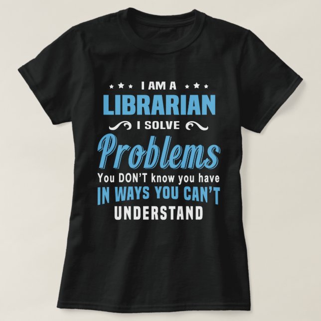 Librarian T-Shirt (Design Front)