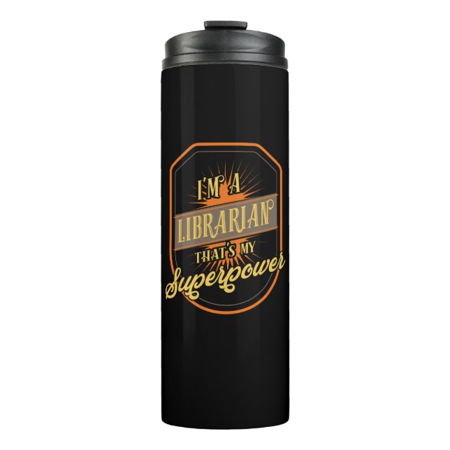 Librarian Thermal Tumbler (Front)