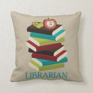 Librarian Throw Pillow Gift