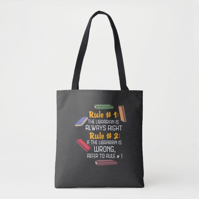 Librarian Tote Bag (Front)