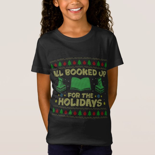 Librarian Ugly Christmas Sweater (Front)