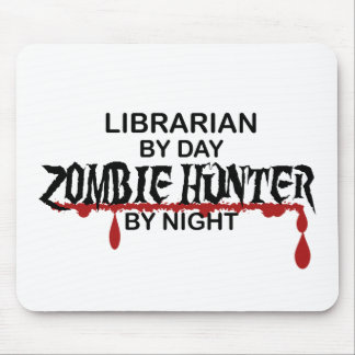 Librarian Zombie Hunter Mouse Mat