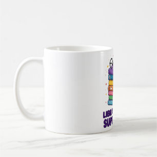 Librarians Are Superheroes Books Fun Coffee Mug