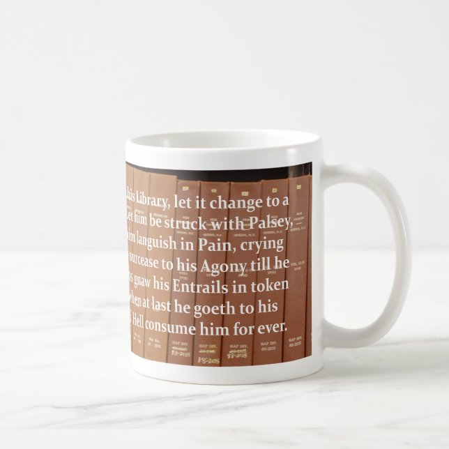 Librarians Curse Coffee Mug (Right)