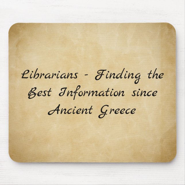 Librarians - Finding the Best Information Mouse Mat (Front)