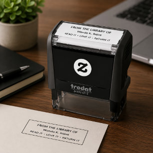 Librarians Read It Love It Return It Personalised Self-inking Stamp