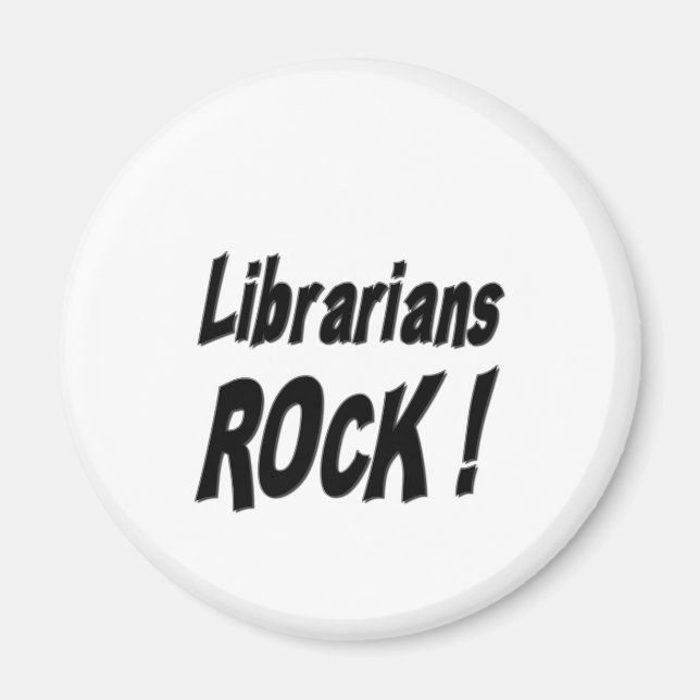 Librarians Rock! Magnet (Front)