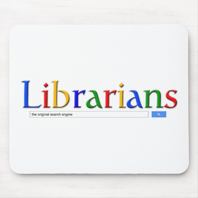 librarians the original search engine mouse mat (Front)