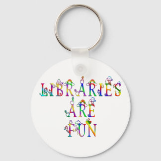 Libraries are Fun Key Ring