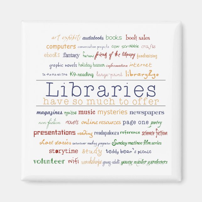 Libraries - change colour magnet (Front)
